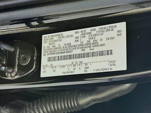 Used 2022 Ford F150 Lariat w/ Trailer Tow Package AWD/4WD image 36