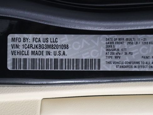 Used 2021 Jeep Grand Cherokee L Limited AWD/4WD image 67