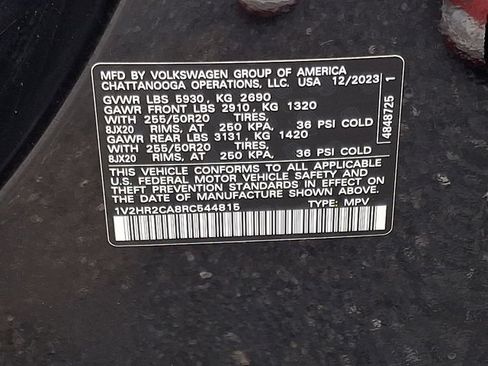 Used 2024 Volkswagen Atlas SE AWD/4WD image 26