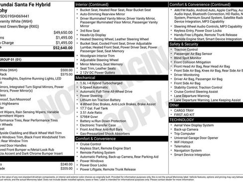 Certified 2025 Hyundai Santa Fe Calligraphy image 9