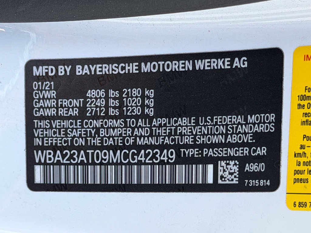 Used 2021 BMW 430i Convertible w/ M Sport Package RWD image 30