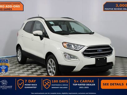 Used 2019 Ford EcoSport SE w/ SE Convenience Package