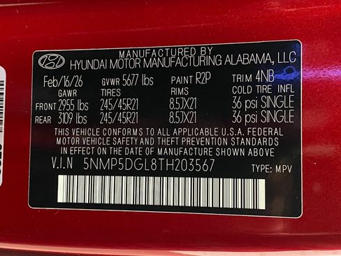New 2026 Hyundai Santa Fe Calligraphy AWD/4WD image 35