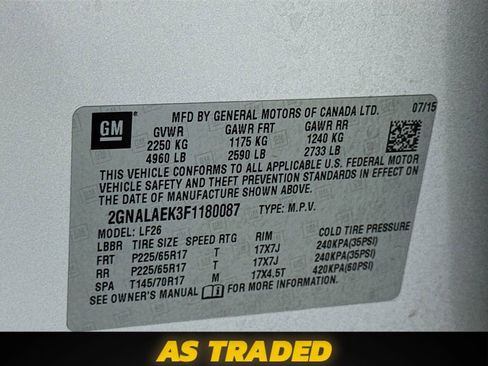 Used 2015 Chevrolet Equinox LS FWD image 28