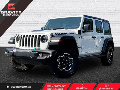 Used 2023 Jeep Wrangler Unlimited Rubicon 4xe w/ Cold Weather Group AWD/4WD image 1