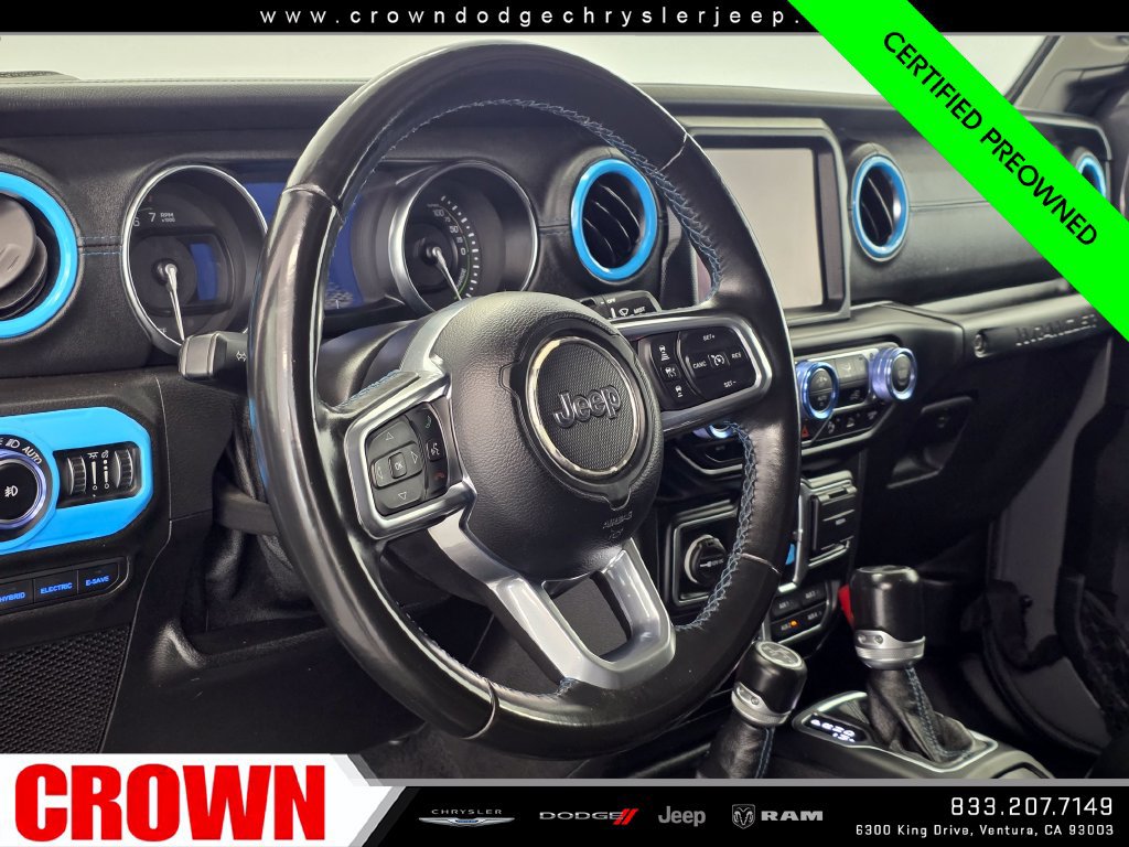 Used 2021 Jeep Wrangler Unlimited Rubicon 4xe w/ Steel Bumper Group AWD/4WD image 21
