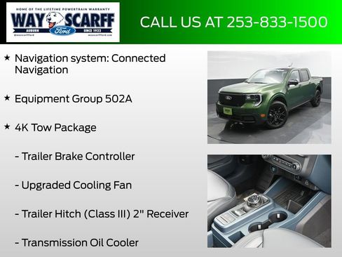 New 2025 Ford Maverick Lariat w/ Black Appearance Package image 6