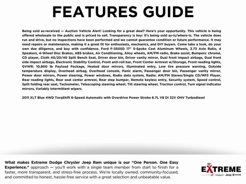 Used 2011 Ford F350 XLT w/ Advanced Security Group image 2