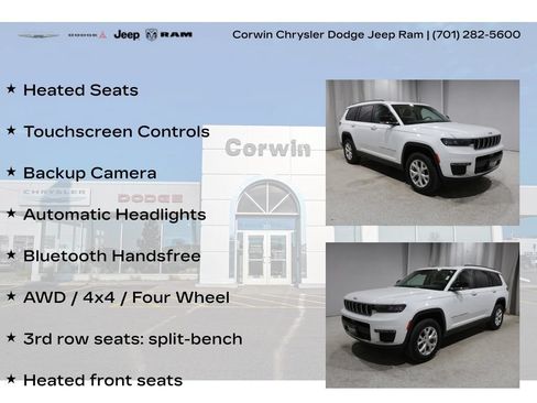 Used 2023 Jeep Grand Cherokee L Limited w/ Luxury Tech Group II AWD/4WD image 8