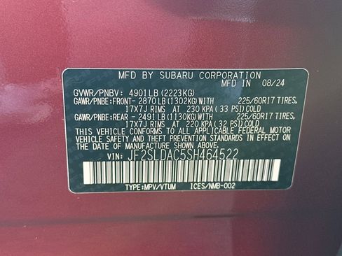 Used 2025 Subaru Forester Base image 33