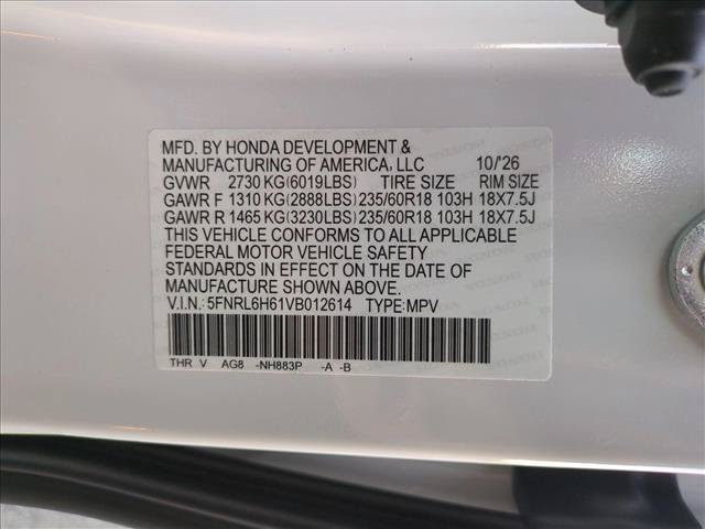 New 2027 Honda Odyssey EX-L image 17