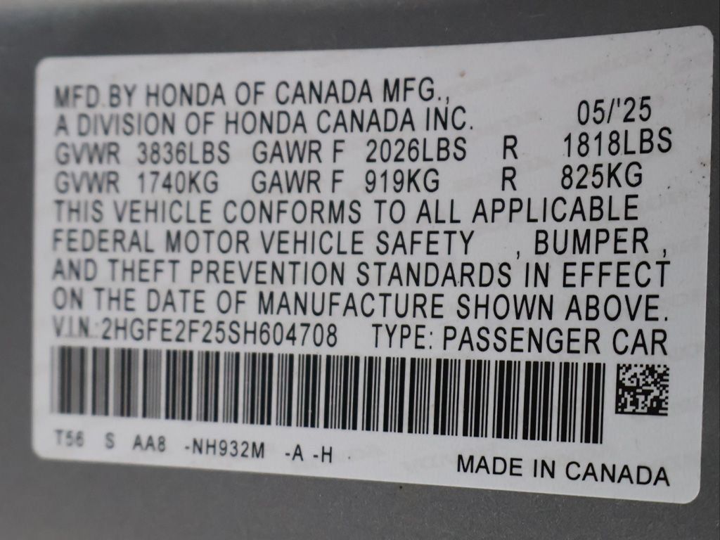 Used 2025 Honda Civic LX image 42