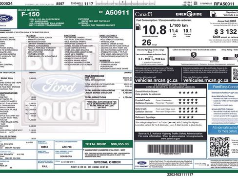 Used 2024 Ford F150 Lariat w/ Equipment Group 502A High AWD/4WD image 33