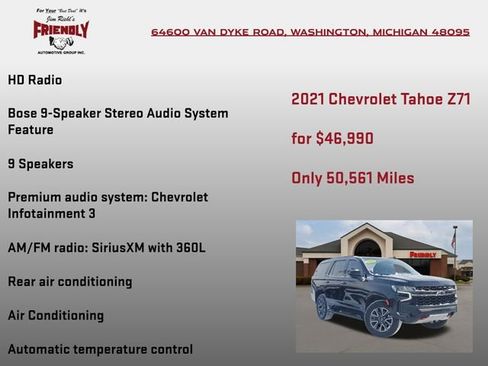 Used 2021 Chevrolet Tahoe Z71 image 20