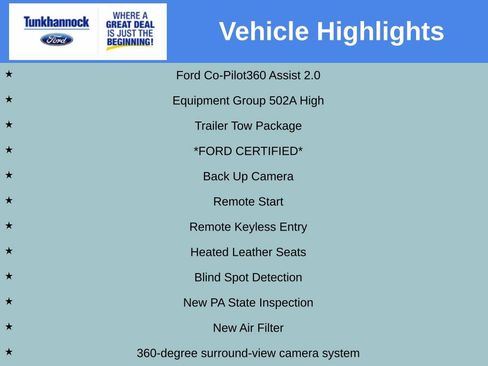 Used 2023 Ford F150 Lariat w/ Equipment Group 502A High AWD/4WD image 14
