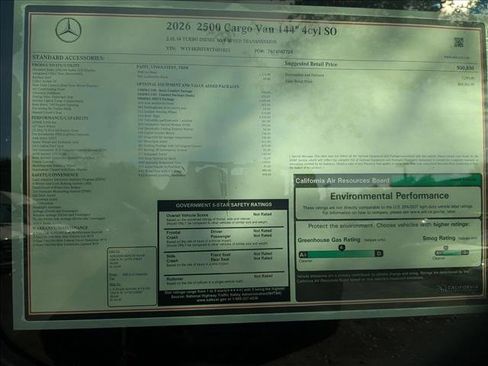 New 2026 Mercedes-Benz Sprinter 2500 image 16