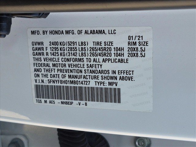 Used 2021 Honda Passport Elite image 16