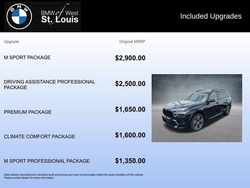 Certified 2026 BMW X7 xDrive40i w/ M Sport Package image 20