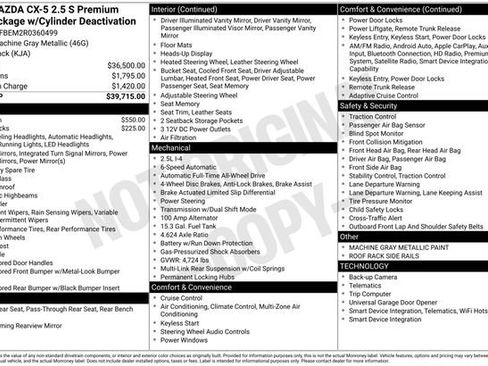 Certified 2024 MAZDA CX-5 AWD 2.5 S w/ Premium Plus Pkg image 14