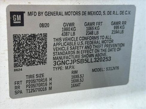 Used 2020 Chevrolet Trax LT AWD/4WD image 26