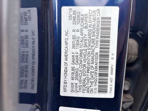 Used 2019 Honda Accord Touring image 22