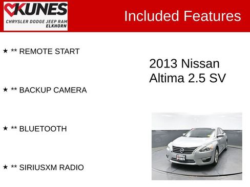 Used 2013 Nissan Altima 2.5 SV FWD image 3