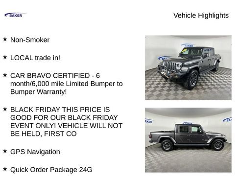 Used 2020 Jeep Gladiator Overland w/ Popular Equipment Package image 4
