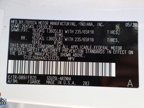 Used 2022 Toyota Highlander L FWD image 31