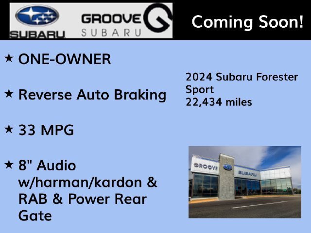 Used 2024 Subaru Forester Sport AWD/4WD image 2