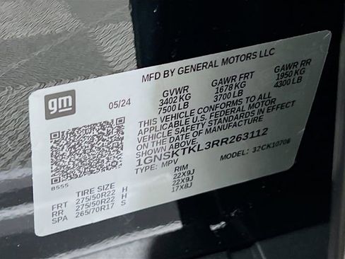 Certified 2024 Chevrolet Tahoe High Country w/ Premium Package image 28