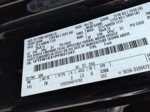 Certified 2023 Ford F150 XLT w/ Equipment Group 302A High image 39