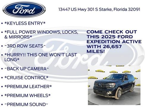 Certified 2025 Ford Expedition Active image 12