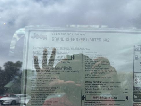 New 2026 Jeep Grand Cherokee Limited RWD image 24