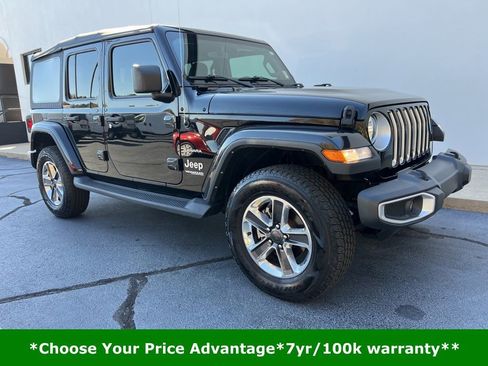 Certified 2022 Jeep Wrangler Unlimited Sahara w/ Cold Weather Group image 1