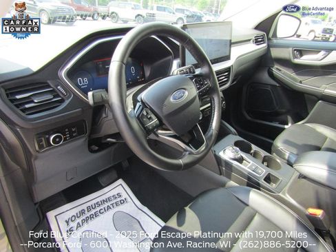 Certified 2025 Ford Escape Platinum AWD/4WD image 15