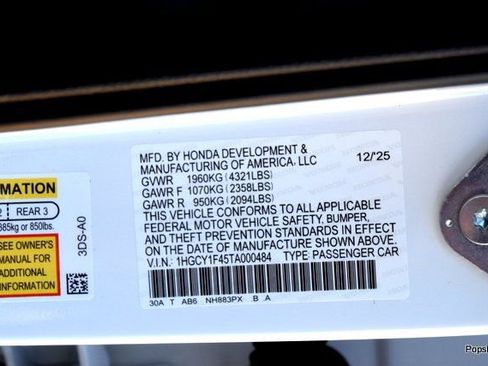 New 2026 Honda Accord SE image 17