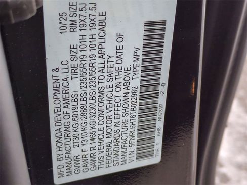 New 2026 Honda Odyssey Sport-L image 37