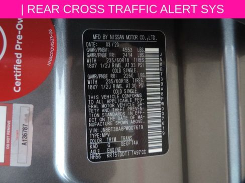 Certified 2023 Nissan Rogue SV FWD image 13