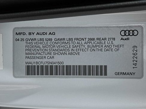 Certified 2025 Audi A5 2.0T Premium w/ Convenience Package AWD/4WD image 30