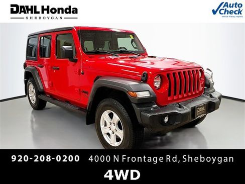 Used 2021 Jeep Wrangler Unlimited Sport image 1
