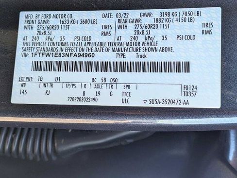 Certified 2022 Ford F150 King Ranch w/ Equipment Group 601A High AWD/4WD image 30