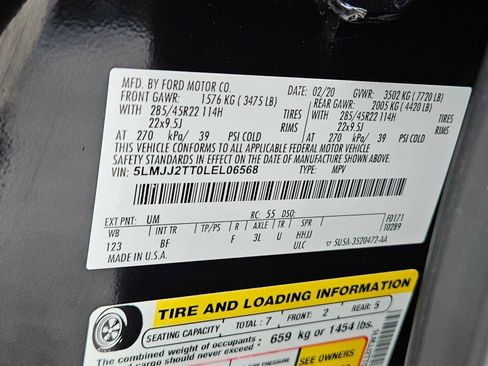 Used 2020 Lincoln Navigator Black Label w/ Cargo Convenience Package image 36