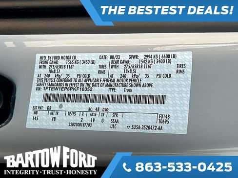 Used 2023 Ford F150 XLT w/ Equipment Group 302A High image 31