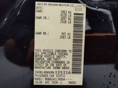 Used 2023 Nissan Altima 2.5 SV image 33