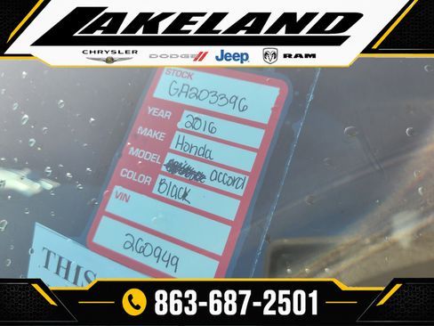 Used 2016 Honda Accord LX image 10