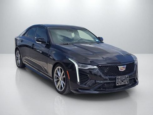 Used 2024 Cadillac CT4 V w/ Navigation Package RWD image 3