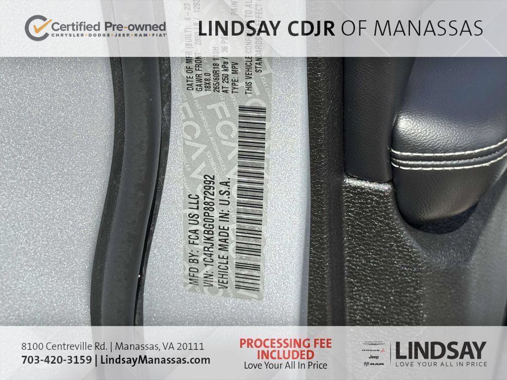 Certified 2023 Jeep Grand Cherokee L Limited w/ Luxury Tech Group II AWD/4WD image 34