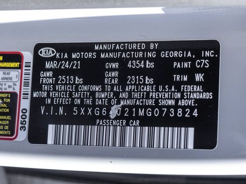 Used 2021 Kia K5 GT-Line FWD image 36