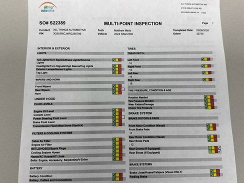 Used 2024 RAM 2500 Tradesman w/ Bed Utility Group image 32