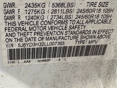 Used 2020 Acura MDX FWD image 17